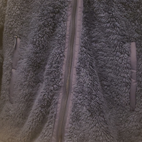 Butter Sherpa Zip Jacket with Mesh Lining - Picture 3 of 8